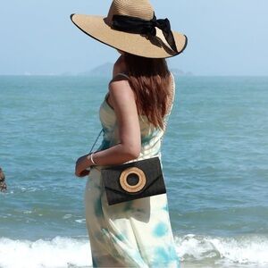 Straw Clutch Purse Rattan Summer Woven Beach Handbags Wedding new